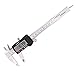 Holite Digital Caliper Electronic Vernier Scale Stainless Steel Body Inch/Millimeter Conversion 6inch/150mm LCD Screen Auto Off Measuring Tool with High Precision Black