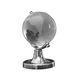 Globe terrestre décoratif de bureau – le globe peut pivoter à gauche et à droite, ce qui le rend plus vivant et intéressant ; c’est un excellent objet de décoration pour votre bureau. petit globe terrestre décoratif