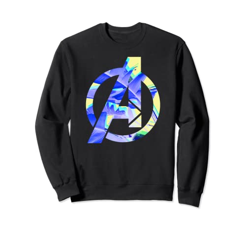Sweat Marvel Avengers motif tropical néon en coton premium