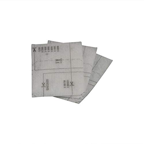 Miele Filter Motorschutzfilter Matte 170x115mm, 3 Stück 6713110