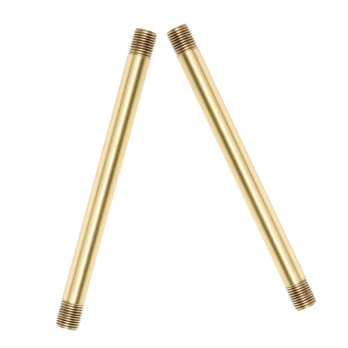 Ciieeo 2pcs Heavy Duty Tube Fitting Threaded Pipe for Diy Lamp Accessories Professional Light Rod Connectors