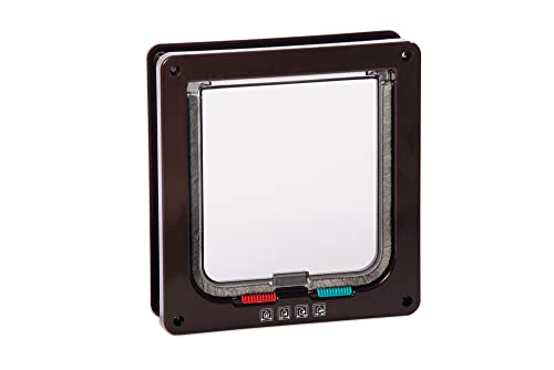 Karlie Katzentür 4-Wege-Verschluss inklusiv Tunnel B: 19.2 cm H: 20 cm braun