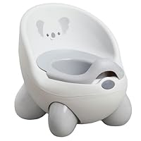 Infantino Potty Pals Potty Seat - Potty Training Toilet, Removable Bowl with Splashguard, Slip Resistant Feet, Gray Koala