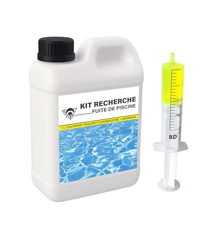 Méduze - Kit Recherche Fuite de Piscine 1L - Colorant prédosé