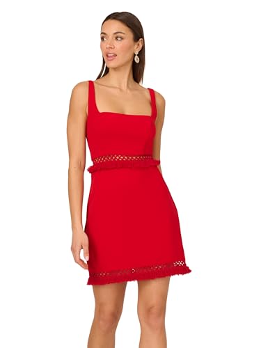 Adrianna Papell Women's Knit Crepe Mini Dress