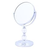 Danielle Creations Decorative Double Ball Vanity Mirror, 5x Magnification