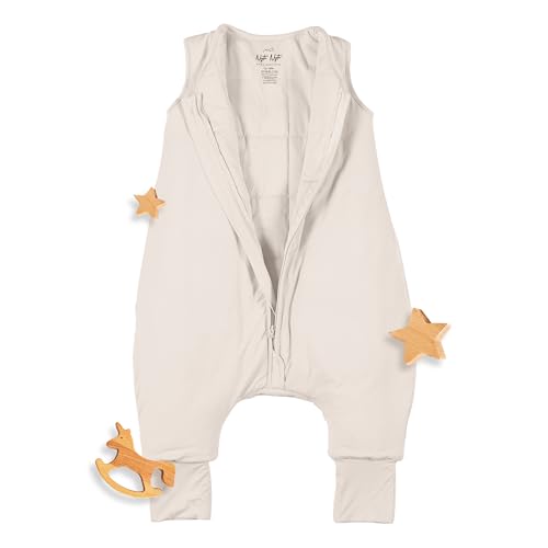 Image of Sleeveless Soft Baby & Toddler Sleeping Sack, Breathable with Adjustable Feet Cuffs & Anti-Slip Grip