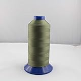  kawenSTOFFE Bauschgarn - Overlockgarn - grün, jägergrün - Stärke: 60 - Nylon - 5000 m