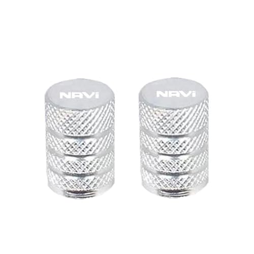 Bouchons de valve moto étanches en aluminium CNC argent pour Honda Navi 110