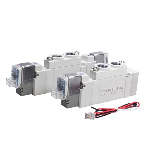 Válvula solenoide de 5 puertos y 2 vías SY7120-6LZD-02 normalmente cerrada 2