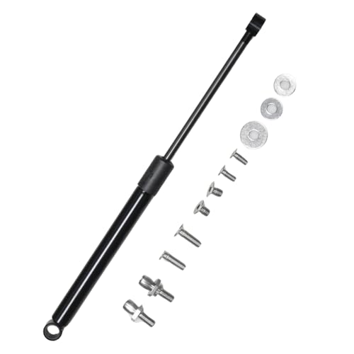 JINGLINGKJ Puerta trasera para Amarok 2013-2019 Slow Down Assist Gas Shocks Gas Rod Lift Support 1pcs (negro)
