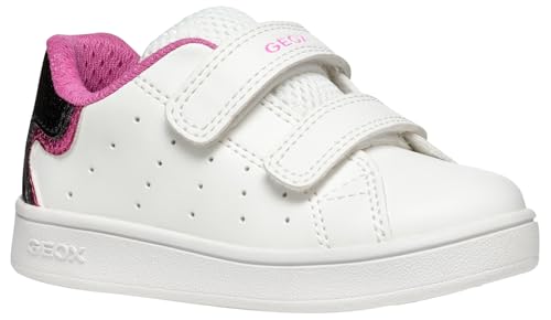 Geox B Eclyper Girl A, Zapatillas Bebé-Niñas, Blanco, 24 EU