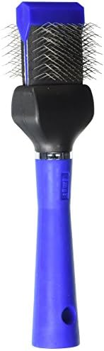 Master Grooming Tools Single-Sided Extra Firm Flexible Slicker Brushes — Versatile Brushes for Grooming Dogs – Blue, 8″L x 1¾”W, Small