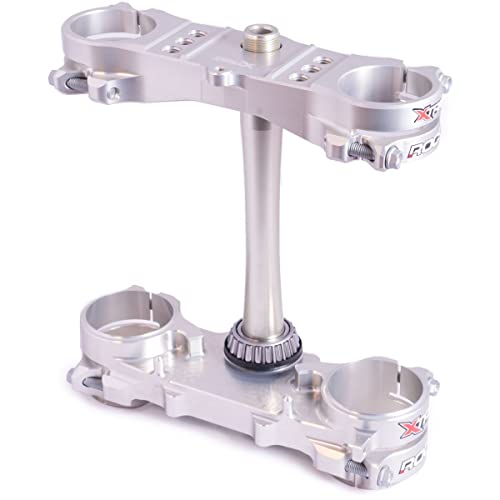 Xtrig ROCS Clamp Set (21.5mm) (Silver) Compatible with 18-19 Suzuki RMZ450
