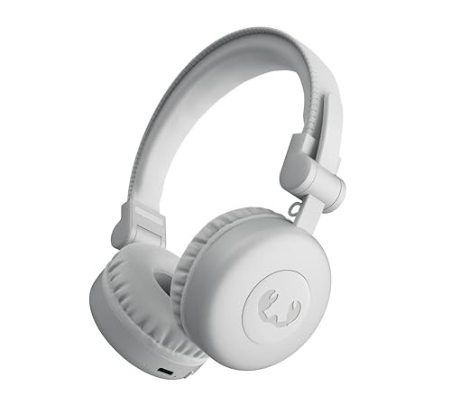 Fresh 'n Rebel Code Core, Cuffie Bluetooth senza fili, sull'orecchio, 30 ore di autonomia, con microfono e assistente vocale, controllo del volume e tasti play/pausa, pieghevoli (Ice Grey)
