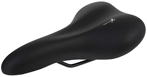 Sattel Wave - Gel Damen schwarz 25 x 19 cm