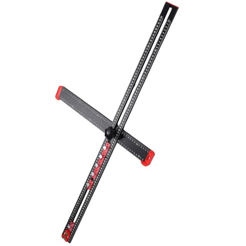 Règle de positionnement de perçage 90 cm carrée en T outil marquage multi-angle