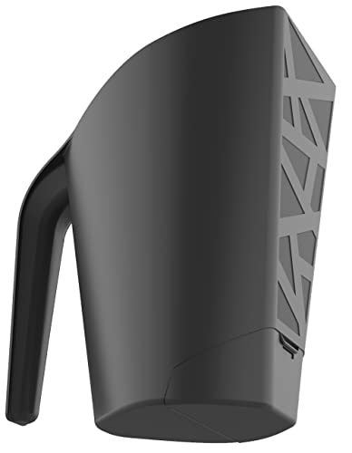 EDA - Pelle à Granulés Jura Montania XL 2,4 litres - pour 1,5 kg de Pellets - Noir, 19,3 x 16,5 x 21,9 cm