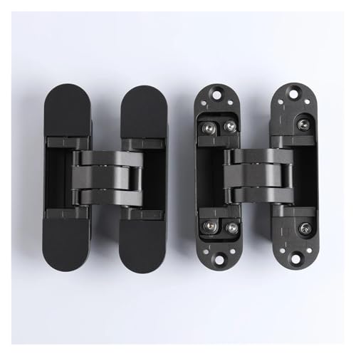 Charnière cachée AGB ECLIPSE 2.0 noire réglable 3D pour porte invisible - 6