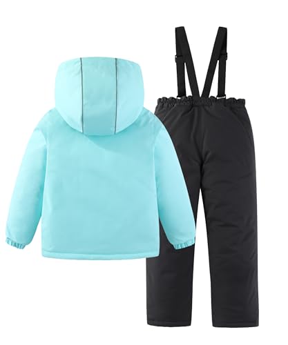 Image of Hiheart Boys Girls Winter Ski Jacket & Pants Set 2-Piece Snowsuit