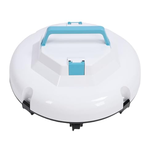 Generic Pulsante della Piscina Robot, Piscina Wireless Aspirapolvere da 5200 MAh Batteria 1 Avvio per il Giardino (Spina europea)