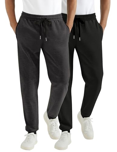 COOFANDY Men's Sweatpants Joggers Workout Casual Athletic Gym Pants Lightweight Elastic Wasit Sweatpants with Pockets