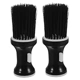 WEKADRIN 2 Stück Teiliges Haarschneidebürsten set für Herren Weiche Borsten Sanfte Reinigung von Haarresten Am Nacken und Schnurrbart Leicht Vielseitig für Friseure und Barbershops