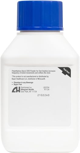 Image of HealthA2Z Lax Relief PEG 3350 17g, Osmotic Laxative, Unflavored, 8.3 oz