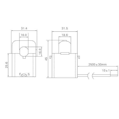 Analyseur de puissance KCT-16 transformateur de courant ouvert - 3