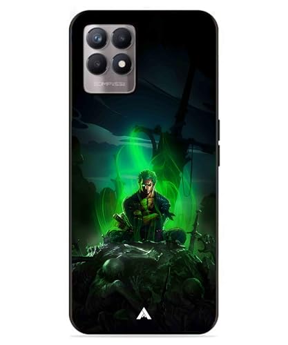 Image of Premium Anime 1 Case for Realme 8i (Glossy Finish) Soft-Touch Metal TPU Back Cover, Shockproof, Designer, Aesthetic Mobile Phone Case
