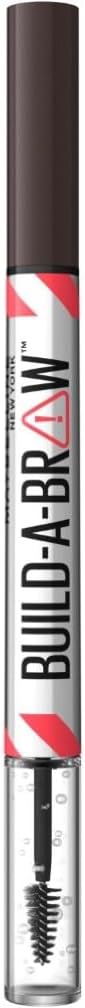 New York, Build A Brow: 2 in 1 Brow Pen + Sealing Gel, Real-looking, Fuller Brows, Waterproof, Sweat- & Smudge-resistant, 24H Wear, Vegan Formula, Shade 259: Ash Brown