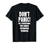 Techniker für die Wiederherstellung von Brandschäden T-Shirt