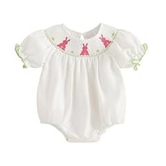 A Embroidery Bunny White