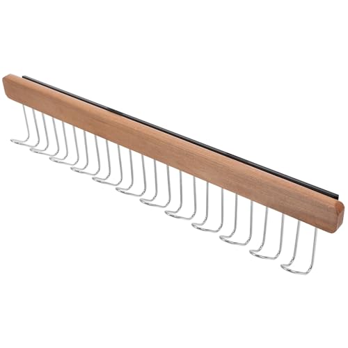 Ipetboom Gruccia in Legno Massello Multifunzionale Antiscivolo Estensibile per Reggiseni Canottiere e Cravatte, Organizer Salvaspazio per Armadio e Dormitorio, Appendiabiti per Biancheria e Accessori