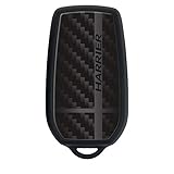 [ネクサスジャパン] ハリアー 80系 スマートキーケースカバー 【ハリアー カーボン調 K27】【デザインD ブラック】 ハイブリッドガラス スマートキーカバー