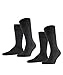 Produktbild FALKE Herren Socken Happy Double Pack M So Baumwolle einfarbig 2 Paar, Grau Anthracite Melange 3080, 43-46