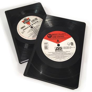 Vinyl Record Notebook - Real Reused Vinyl Record