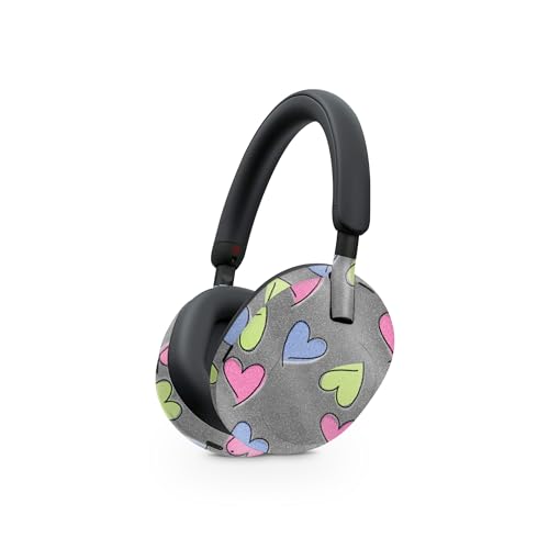 Image of MightySkins Glossy Glitter Skin Compatible with Sony WH-1000XM5 Headphones - Girly | Protective, Durable High-Gloss Glitter Finish | Easy to Apply, Remove, and Change Styles