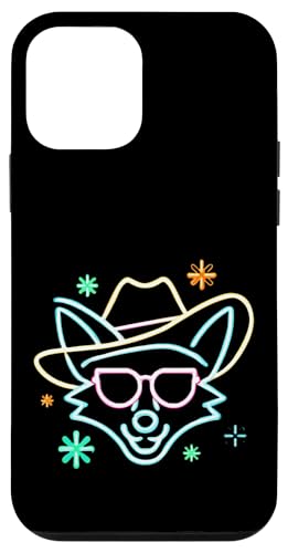 Cowboy Fox Face �T���O���X �ʔ��� �E�G�X�^�� �O���t�B�b�N �s���N ���� �X�}�z�P�[�X iPhone 12 mini �p