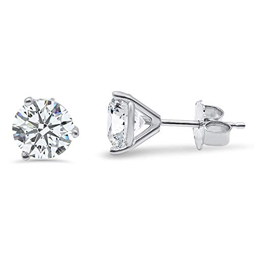 Lab Grown Diamond Stud Earrings 14k White Gold, 14k Rose Gold, 14k Yellow Gold screwback pierced ear Lab Grown Diamond Stud Earrings 14k White Gold, 14k Rose Gold, 14k Yellow Gold screwback pierced ear