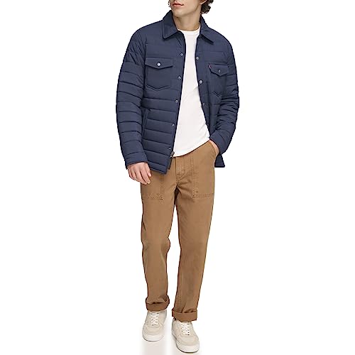 Levi's Men's Quilted Stretch Bomber Shirt Jacket2