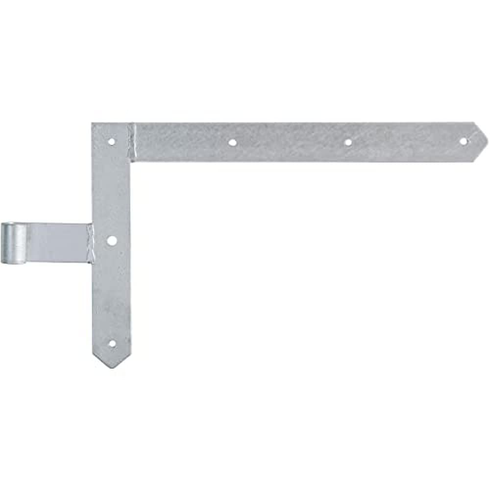 Alberts 313166 Pernio angular de pórtico, En los modelos para pórticos, puertas de garaje y pórticos con marco, Galvanizado en caliente, Ø del pasador 13 mm, Tamaño 400 x 400 mm