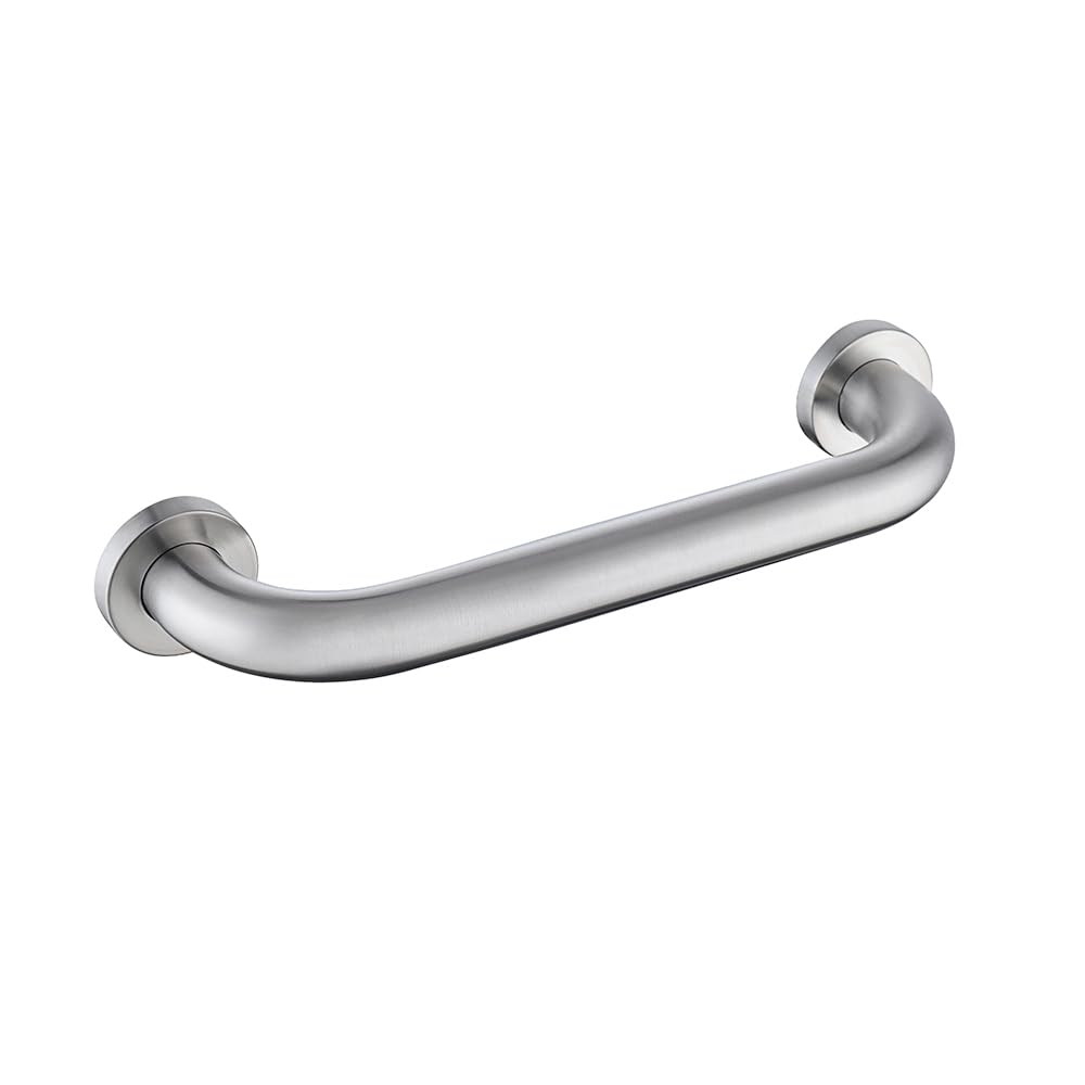 Decaura Haltegriffe für Senioren, Haltegriff Dusche, Haltegriff Badewanne, Badewannengriff, Sicherheitsgriff Handgriff Edelstahl gebürstet, 30cm lang, 1 Stücke