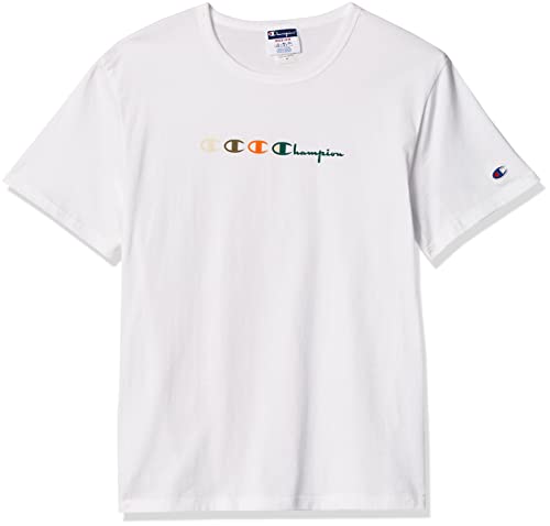 T-shirt Champion Homme en coton léger col rond manches courtes noir