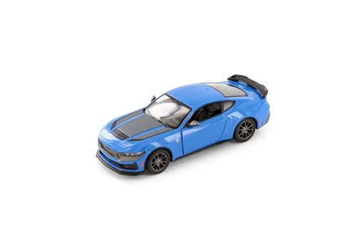 ModelToyCars 2024 Mustang Dark Horse Hardtop Azul 1:38