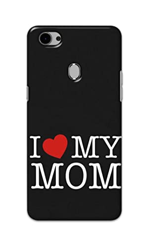 Image of PRINTFIDAA I Love My Mom Hard Back Cover for Oppo F7 Back Cover -(P6) KAT1006