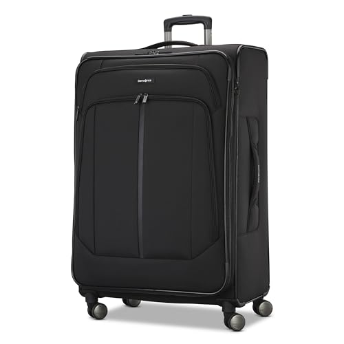 Samsonite Ascella 4 Large Checked Suitcase - Black - image 1