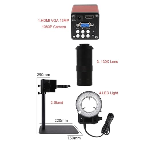 Evite errores en soldaduras con este microscopio digital industrial de nitidez exacta 3