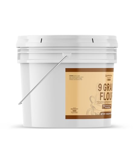 Unpretentious 9 Grain Flour, 1 Gallon, Bread & Dough thumb #1