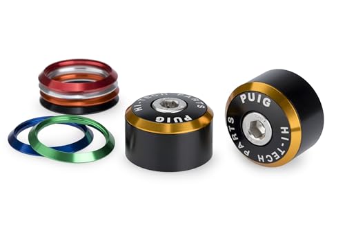 Embouts de guidon Balance Puig 22097N réduction vibrations aluminium CNC noir
